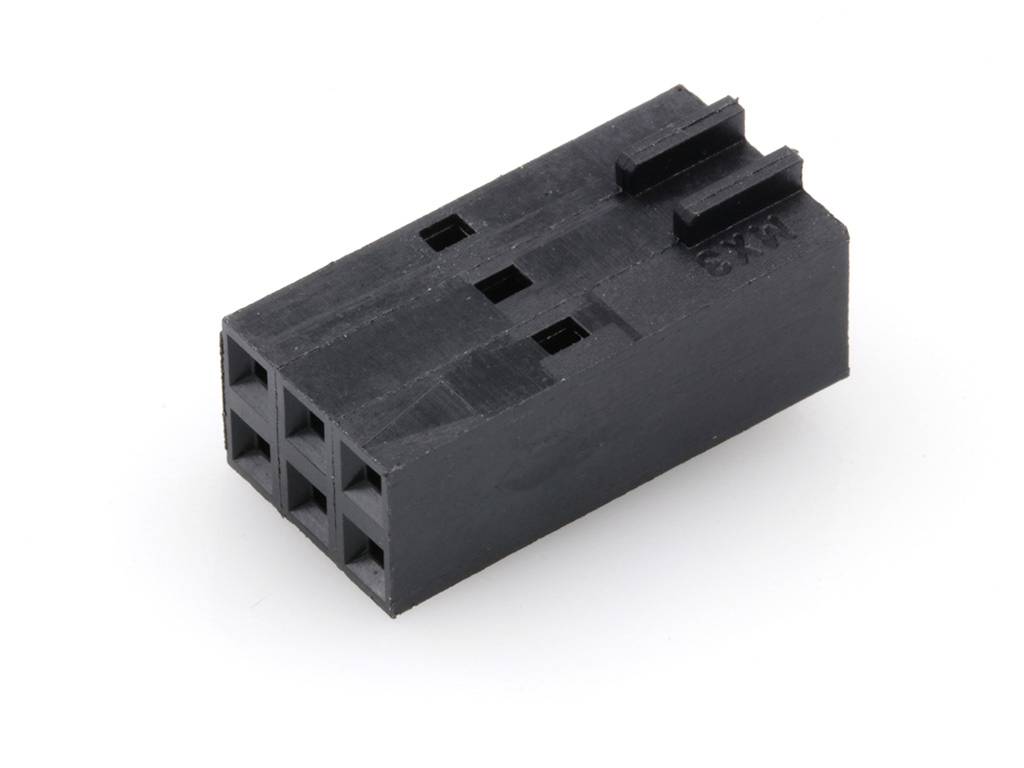 Molex Buchsengehäuse-Kabel Polzahl Gesamt 6 Rastermaß: 2.54mm 22552063 Bulk