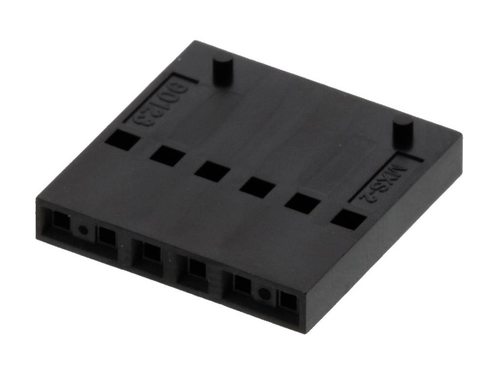 Molex Buchsengehäuse-Kabel Polzahl Gesamt 6 Rastermaß: 2.54mm 901230106 Bulk