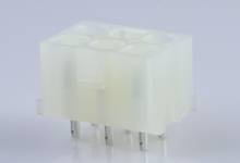 Molex Einbau-Buchsenleiste (Standard) Polzahl Gesamt 6 Rastermaß: 6.35mm 10845060 Bulk