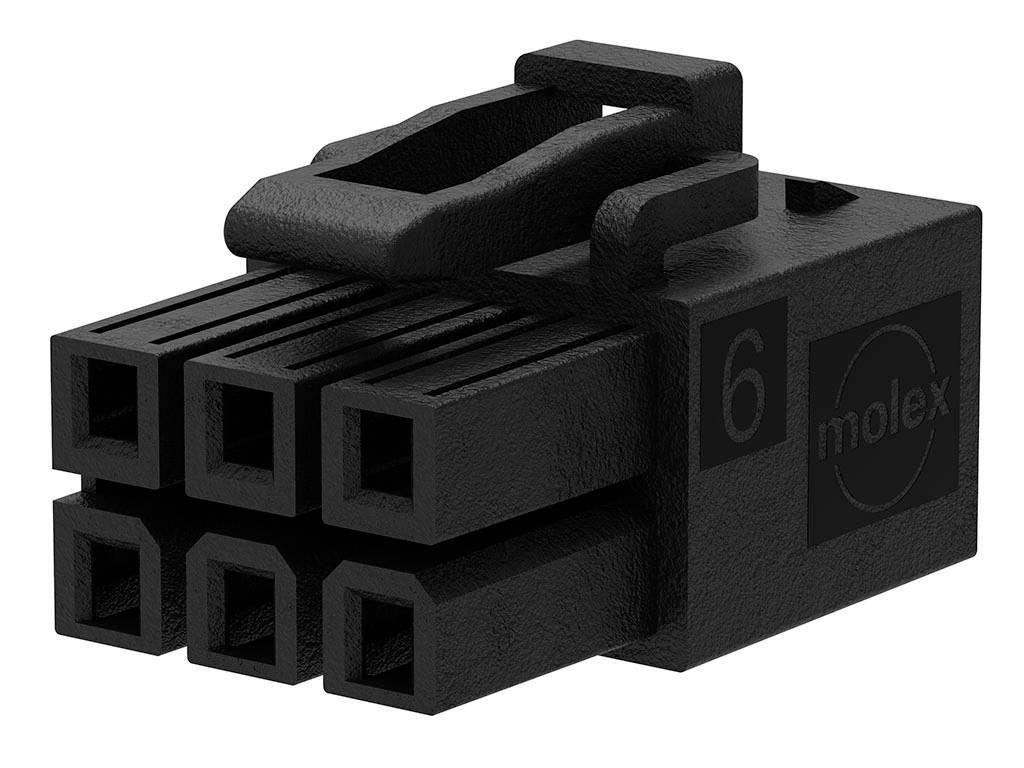 Molex Buchsengehäuse-Kabel Polzahl Gesamt 6 2125141006 Bulk