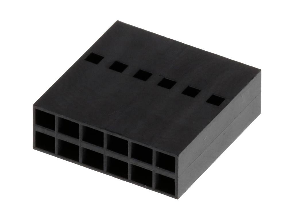 Molex Buchsengehäuse-Kabel Polzahl Gesamt 12 Rastermaß: 2.54mm 901430012 Bulk