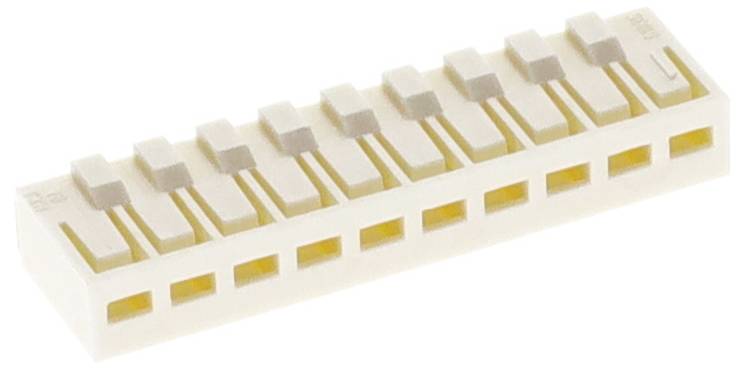 Molex Buchsengehäuse-Kabel Polzahl Gesamt 10 Rastermaß: 2.50mm 510351000 Bulk