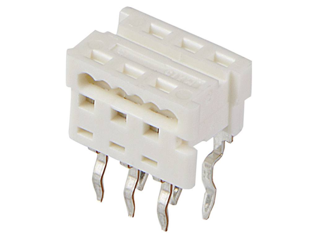 Molex Einbau-Buchsenleiste (Standard) Polzahl Gesamt 6 Rastermaß: 1.27mm 905841306 Tube