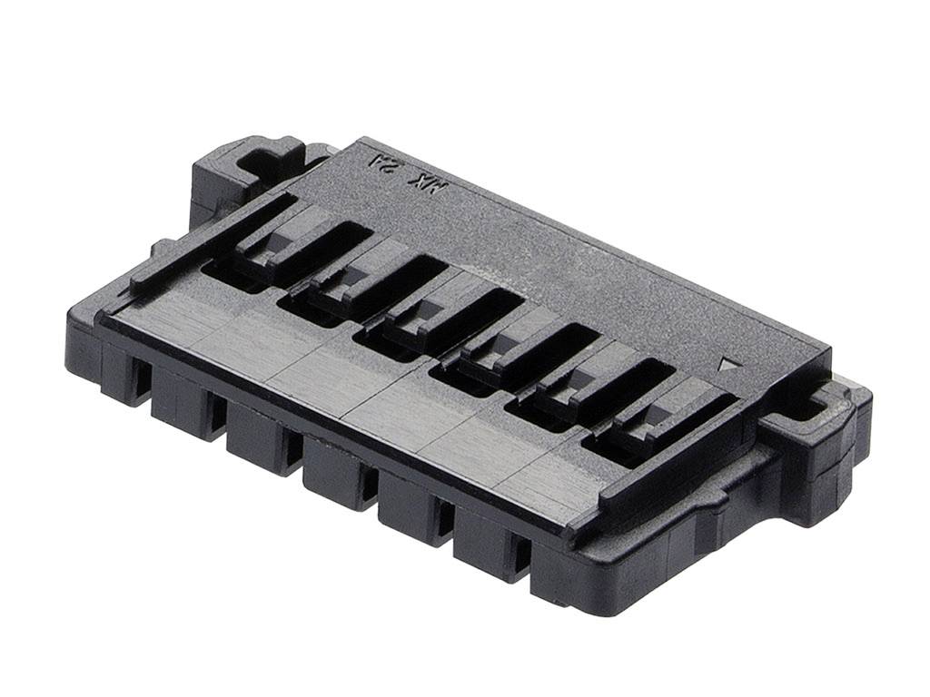 Molex Buchsengehäuse-Kabel Polzahl Gesamt 6 Rastermaß: 2.00mm 2053410206 Bulk