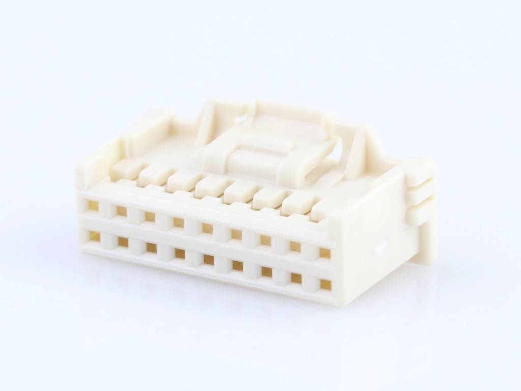 Molex Buchsengehäuse-Kabel Polzahl Gesamt 18 Rastermaß: 2.00mm 5016461800 Bulk