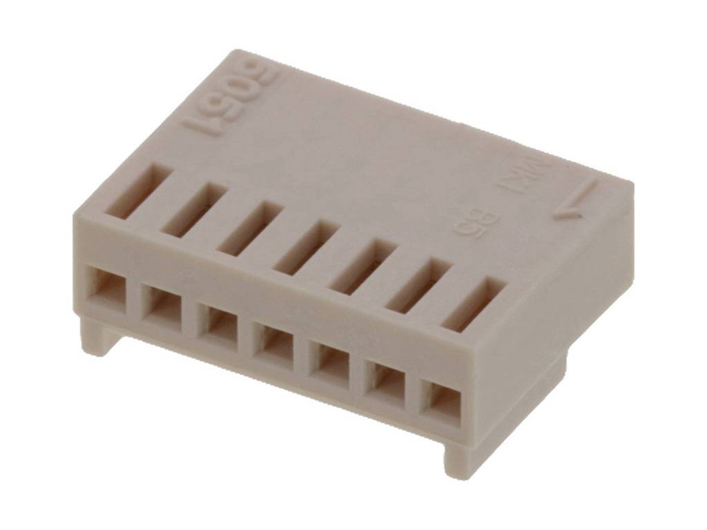 Molex Buchsengehäuse-Kabel Polzahl Gesamt 7 Rastermaß: 2.50mm 22011072 Bulk