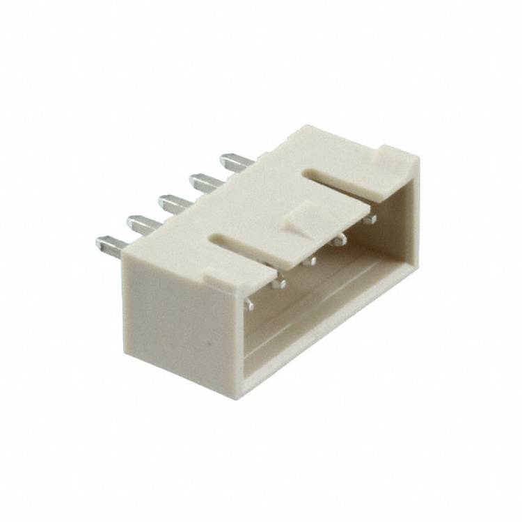 Ein schwarzer, rechteckiger elektronischer Stecker mit Reihen von Metallstiften, der zum Verbinden eines Geräts mit einer Computermainplatine verwendet wird.