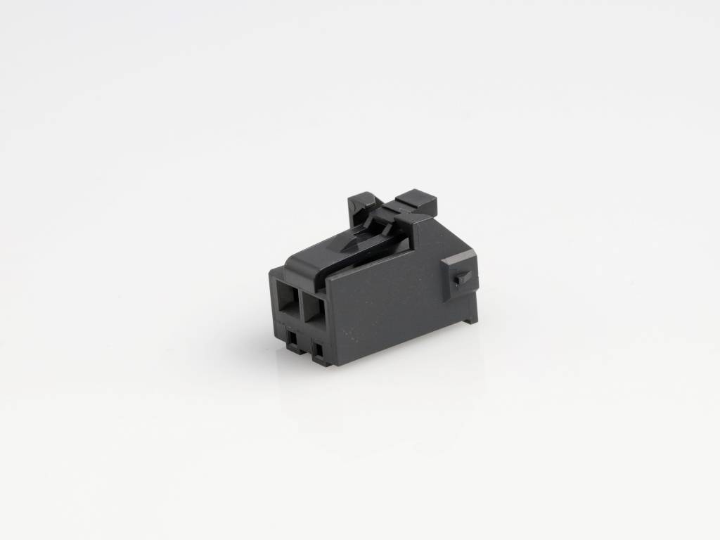Molex Buchsengehäuse-Kabel Polzahl Gesamt 2 Rastermaß: 3.96mm 2074580002 Bulk