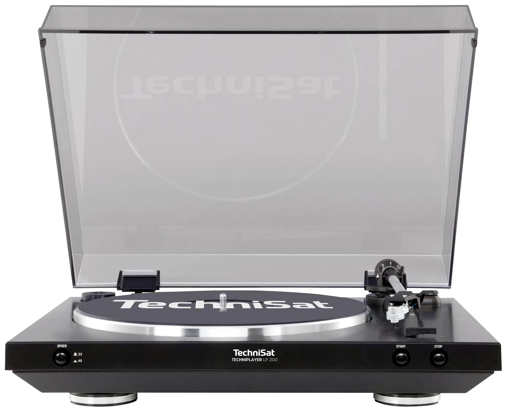 TechniSat Techniplayer LP 200 Plattenspieler Riemenantrieb Schwarz