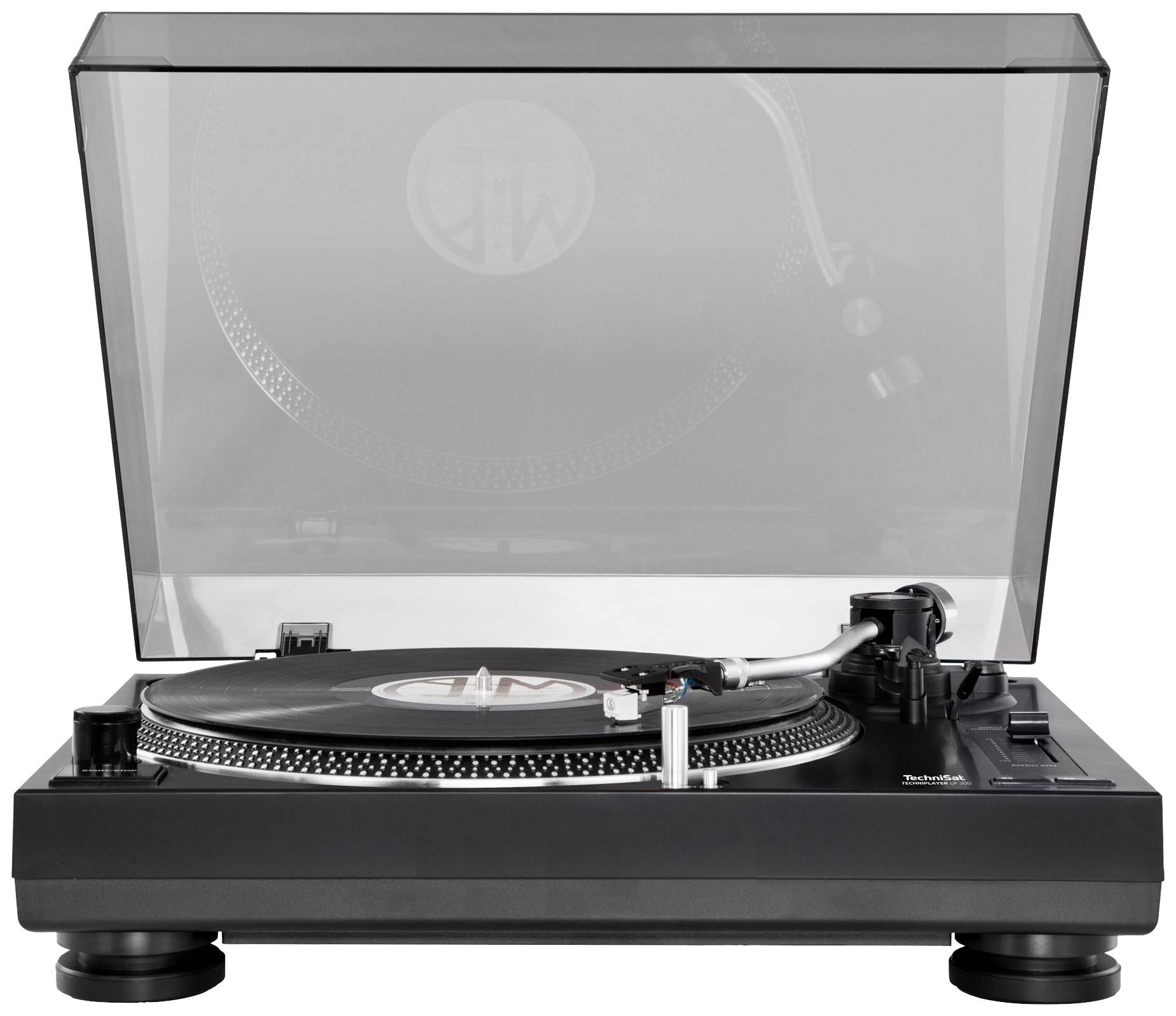 TechniSat Techniplayer LP 300 Plattenspieler Direktantrieb Schwarz