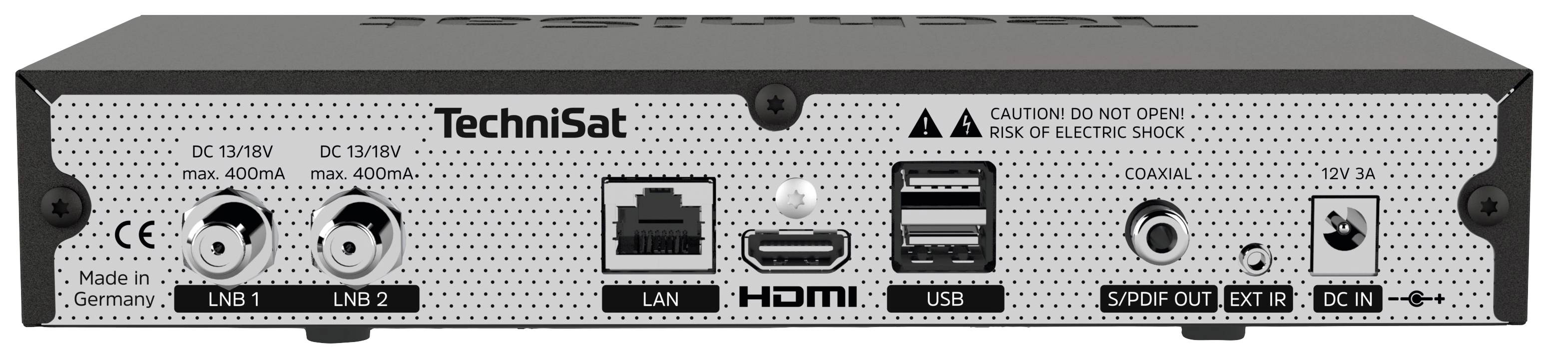 TechniSat DIGIT ISIO S3 HD-SAT-Receiver Twin Tuner, Ethernet-Anschluss, Aufnahmefunktion