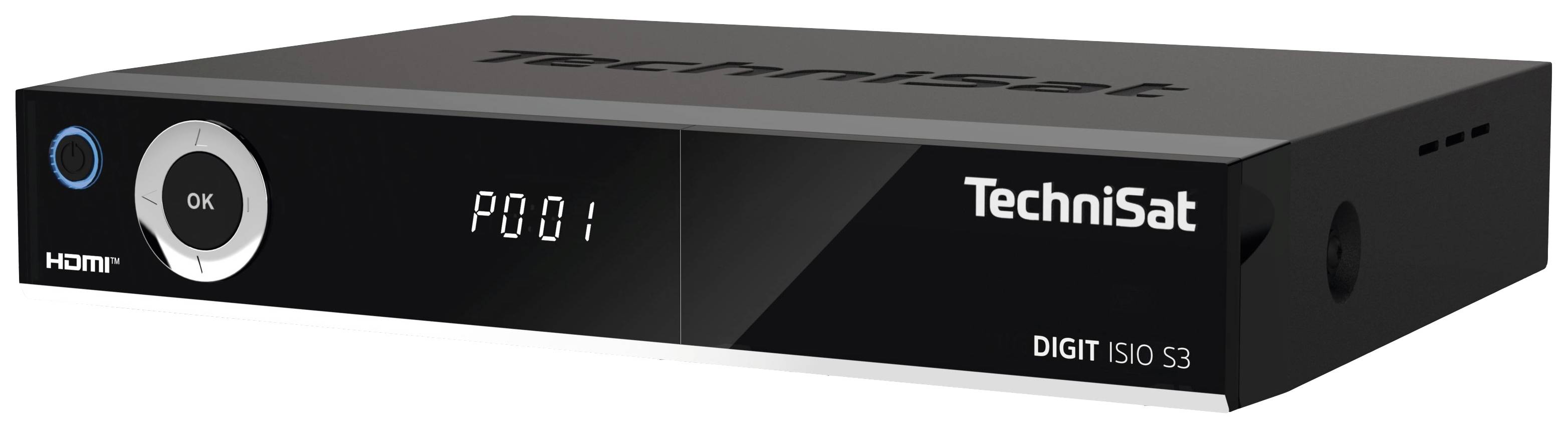 TechniSat DIGIT ISIO S3 HD-SAT-Receiver Twin Tuner, Ethernet-Anschluss, Aufnahmefunktion