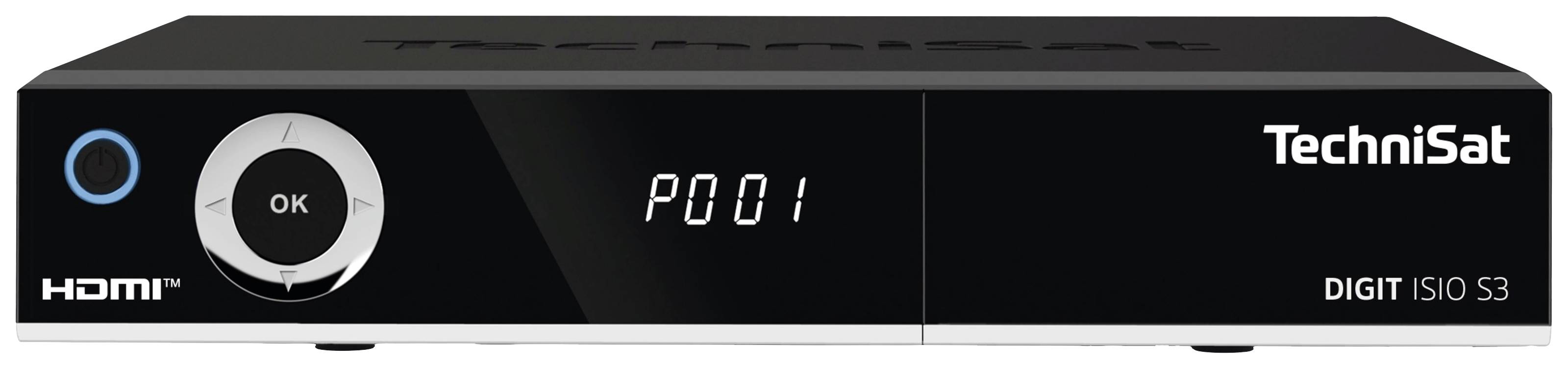 TechniSat DIGIT ISIO S3 HD-SAT-Receiver Twin Tuner, Ethernet-Anschluss, Aufnahmefunktion