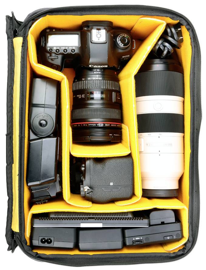 Vanguard VEO ACTIVE46 GY Kameratasche Innenmaß (B x H x T)=270 x 460 x 160 mm