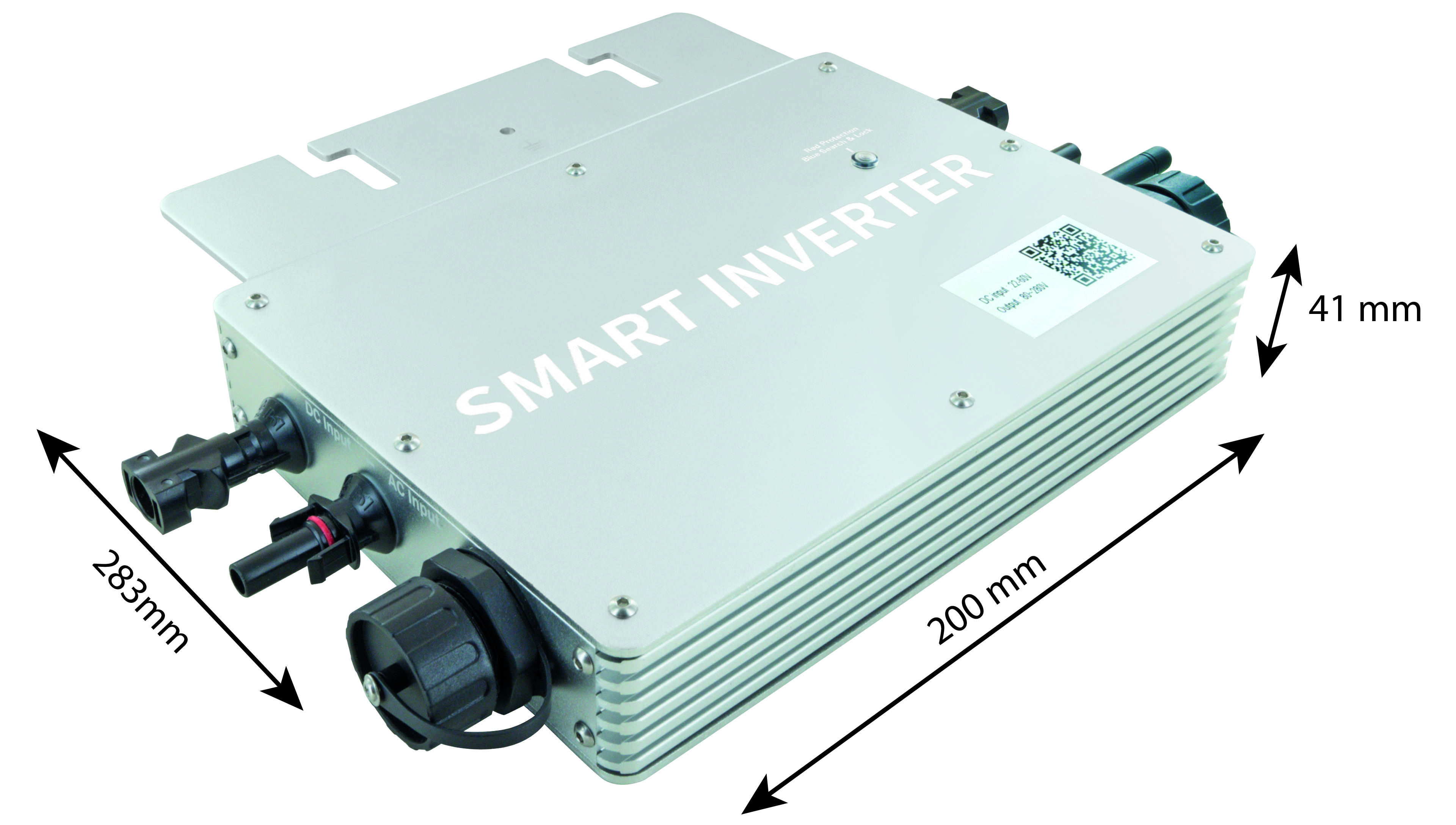 Schwaiger Balkonkraftwerk SOKW0600 Solar-Set 600 Wp inkl. Wechselrichter, inkl. Anschlusskabel