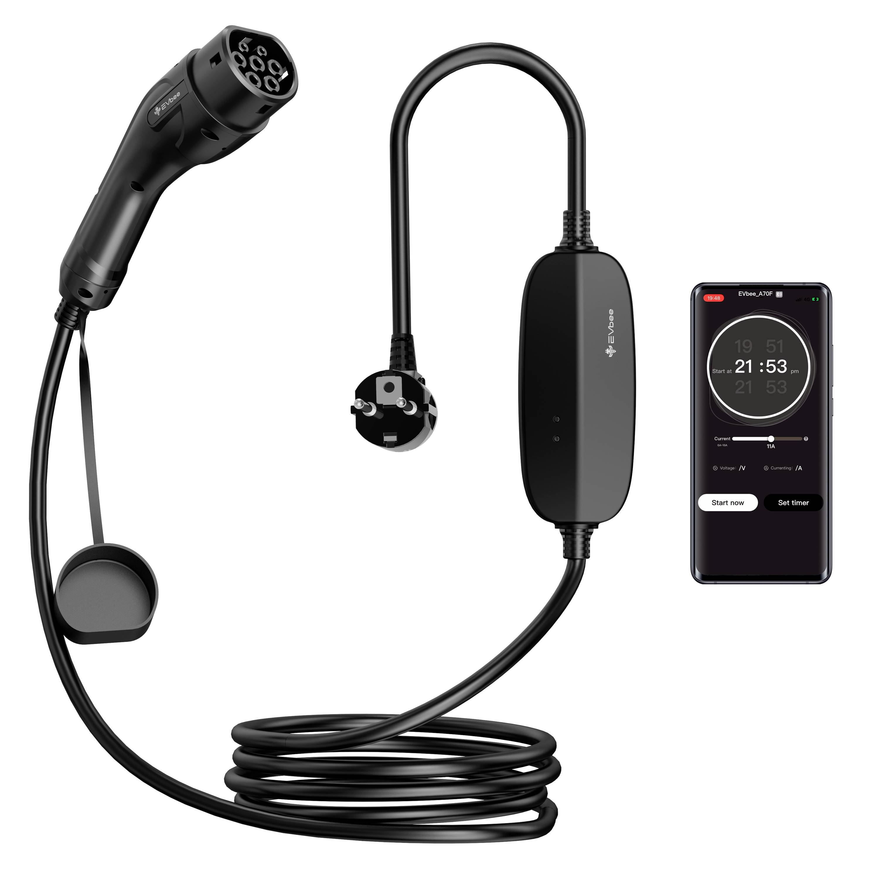 EVbee E100008 Mobile Elektro-Auto Ladestation 6.5 m