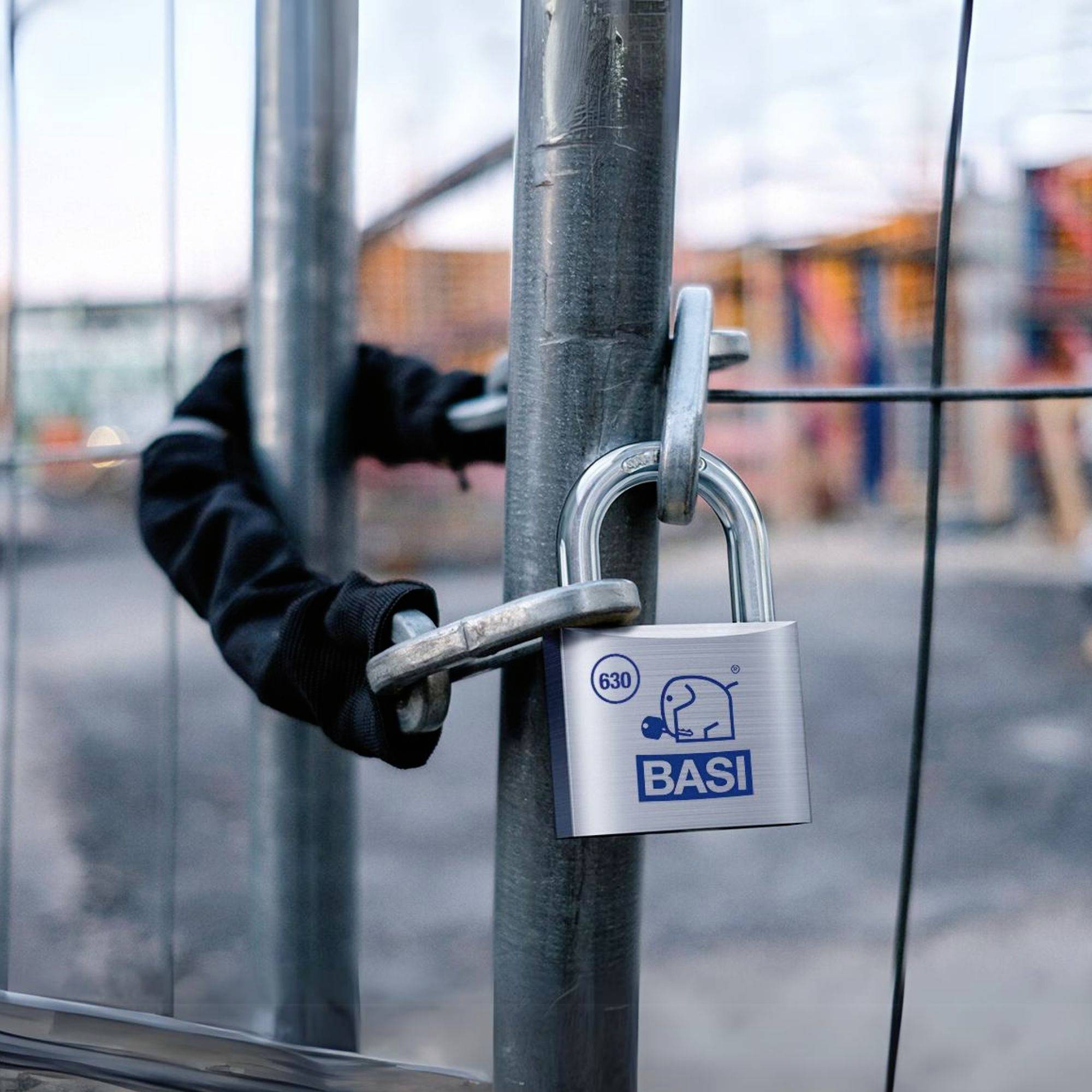 Basi 6300-6001-6003 Vorhängeschloss 60mm gleichschließend Schlüsselschloss