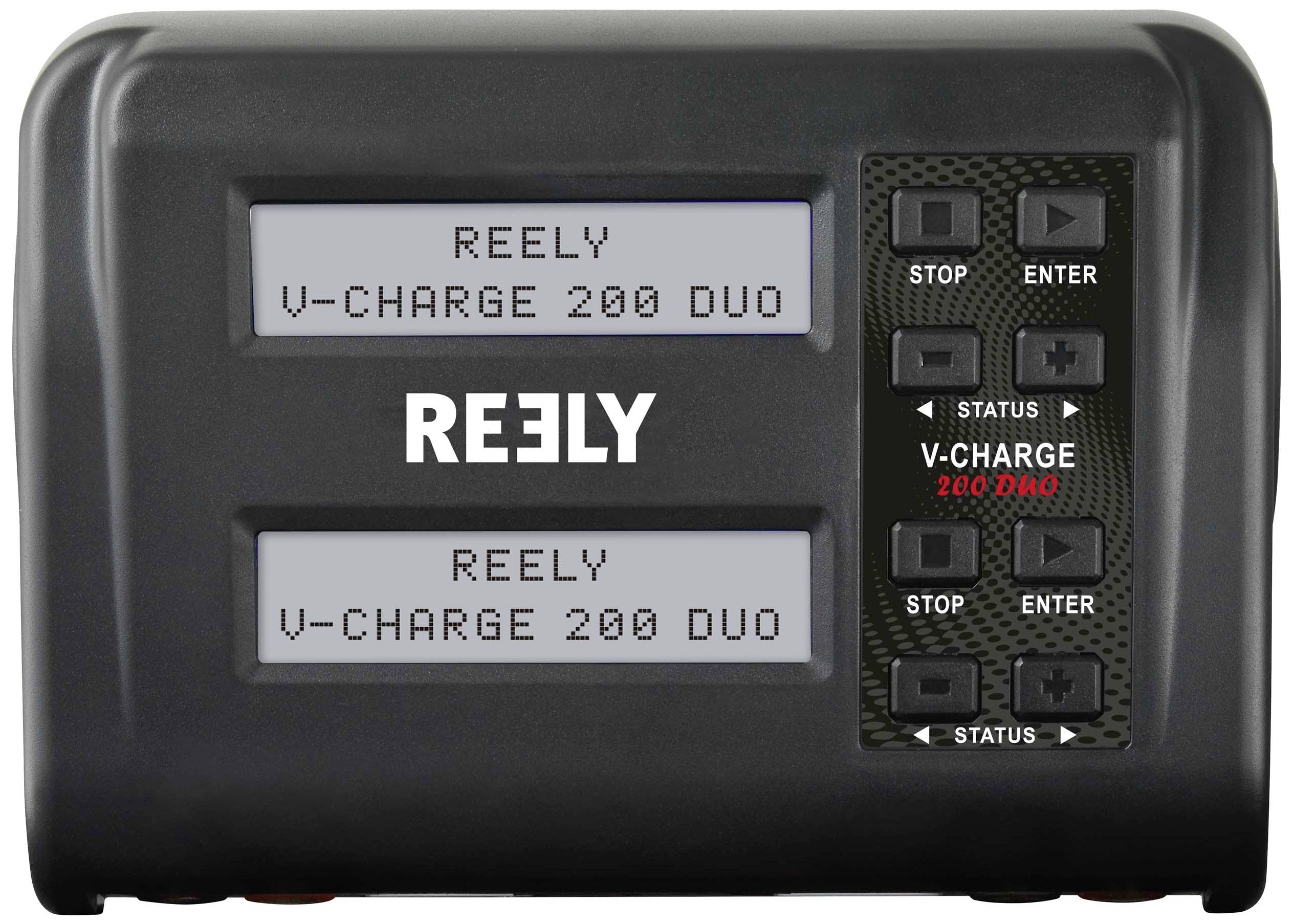 Reely V-Charge 200 Duo Modellbau-Ladegerät 10A LiIon, LiPo, LiFePO, LiHV, NiCd, NiMH, Blei-Säure Entladefunktion