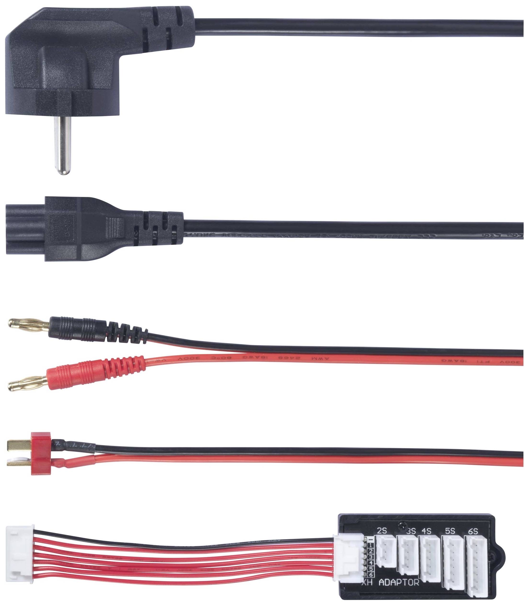 Reely V-Charge 200 Duo Modellbau-Ladegerät 10A LiIon, LiPo, LiFePO, LiHV, NiCd, NiMH, Blei-Säure Entladefunktion