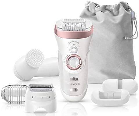 Braun Silk-épil 9 SensoSmart Epilierer Rose, Weiß