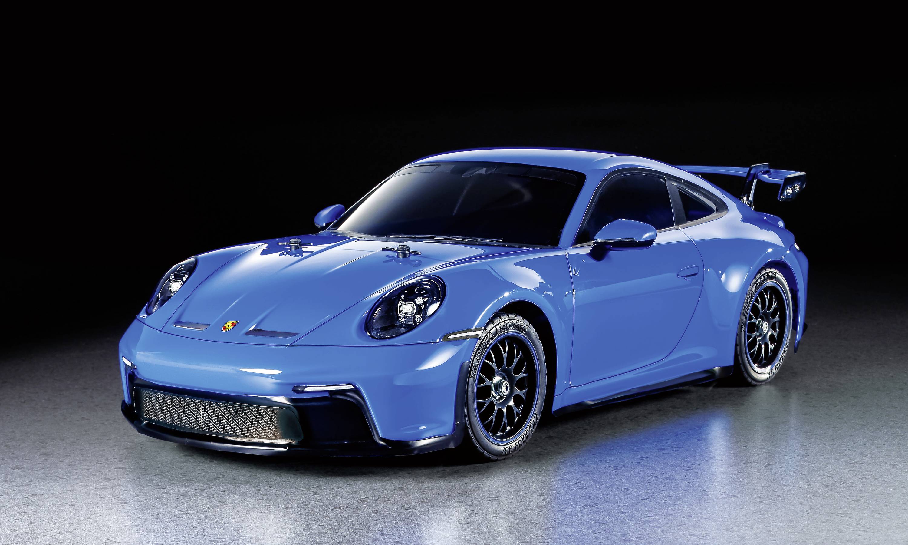 Tamiya TT-02 1:10 RC Porsche 911 GT3 (992) (TT-02) Brushed 1:10 RC Modellauto Sportwagen Allradantrieb (4WD) Bausatz