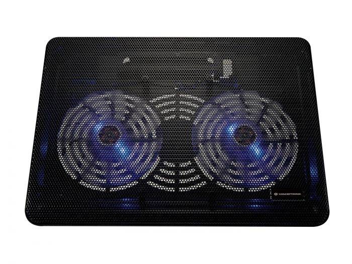 Conceptronic CNBCOOLPAD2F Notebook-Ständer mit Kühlfunktion höhenverstellbar