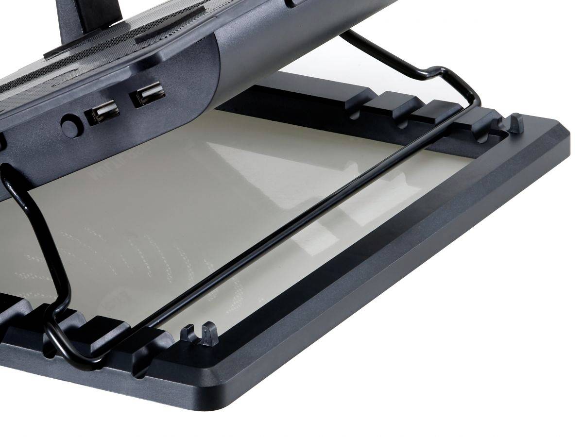 Conceptronic CNBCOOLSTAND1F Notebook-Ständer mit Kühlfunktion höhenverstellbar