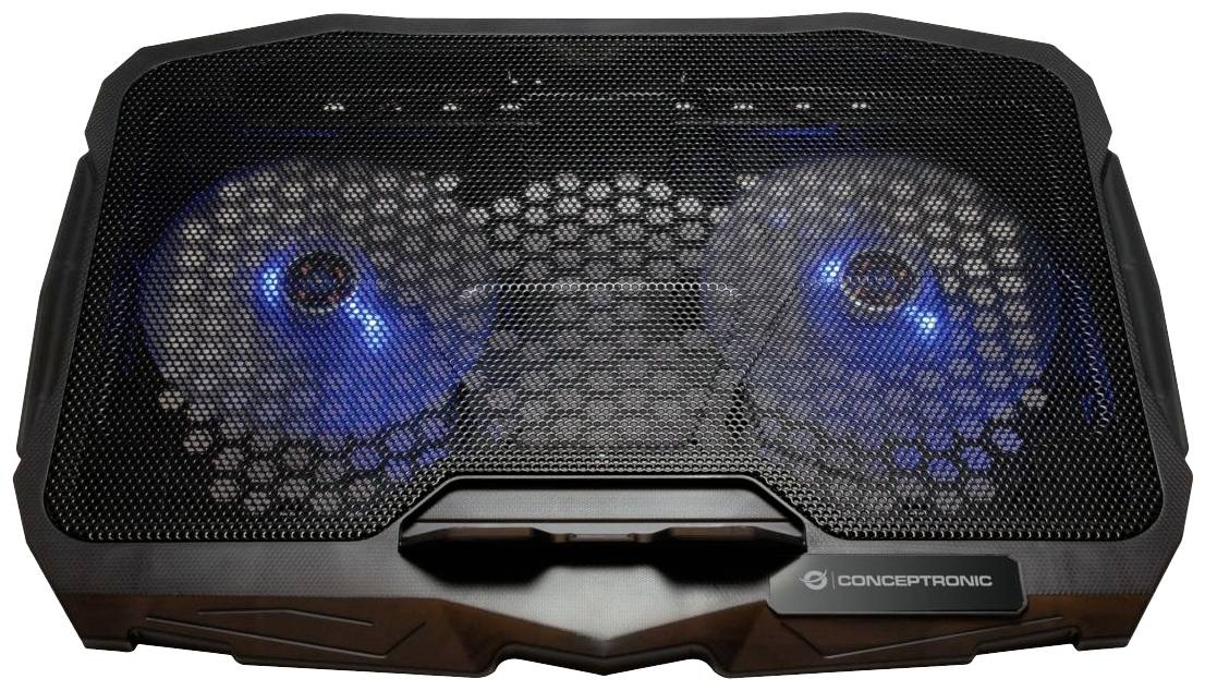 Conceptronic THANA07B Notebook-Ständer mit Kühlfunktion höhenverstellbar