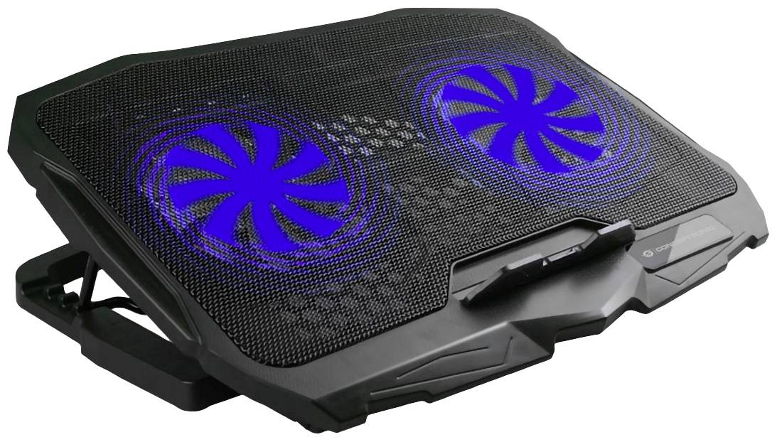 Conceptronic THANA07B Notebook-Ständer mit Kühlfunktion höhenverstellbar
