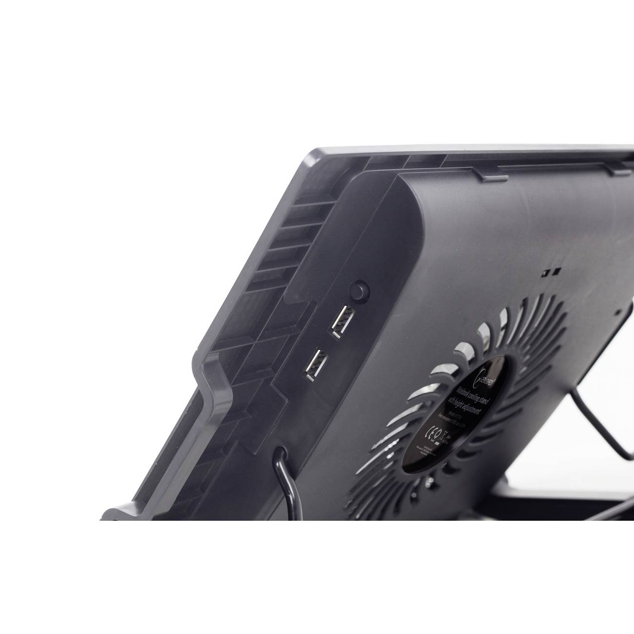 Gembird NBS-1F17T-01 Notebook-Ständer mit Kühlfunktion höhenverstellbar