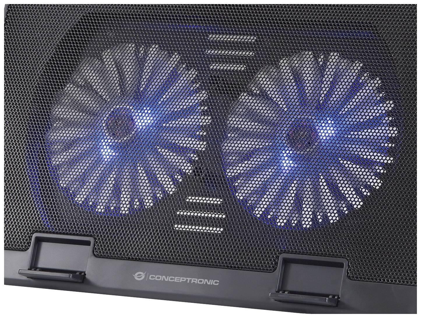 Conceptronic THANA02B Notebook-Ständer mit Kühlfunktion höhenverstellbar