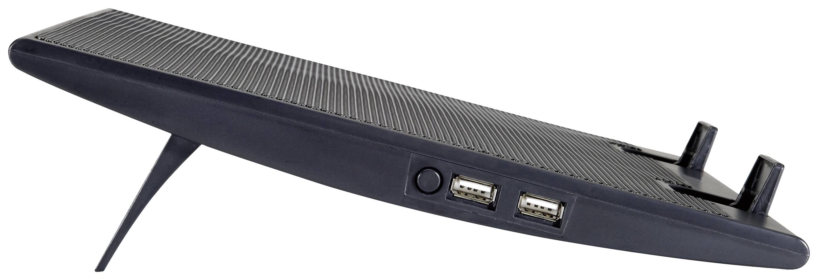 Conceptronic THANA02B Notebook-Ständer mit Kühlfunktion höhenverstellbar