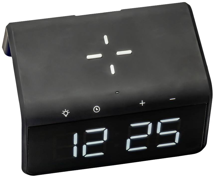 Caliber HCG019QI-BA Wecker Schwarz Alarmzeiten 2