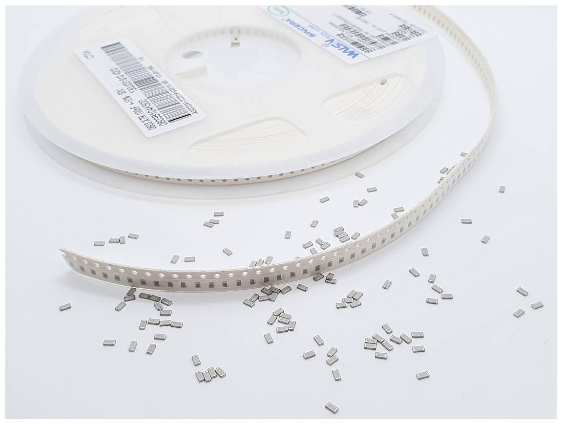 Walsin 1210B152K500CT Keramik-Kondensator SMD 1210 1500pF 50V 10% Tape on Full reel