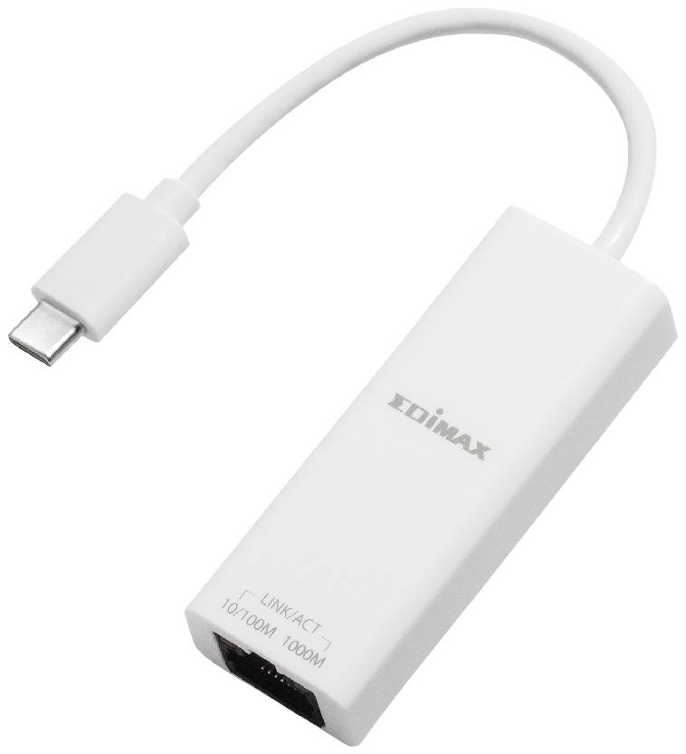 EDIMAX EU-4306C Netzwerkadapter 10 / 100 / 1000 MBit/s USB-C®, RJ45