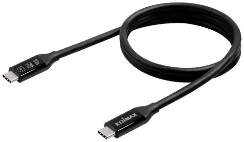 EDIMAX USB-Kabel USB4®, Thunderbolt™ 3 USB-C® Stecker 1.00 m Schwarz UC4-010TB V2