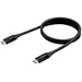 EDIMAX USB-Kabel USB4®, Thunderbolt™ 3 USB-C® Stecker 1.00 m Schwarz UC4-010TB V2