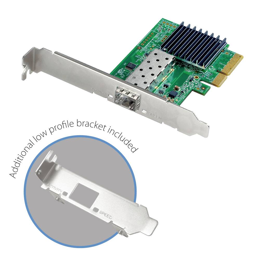 EDIMAX EN-9320SFP+ V2 1 Port PCI-Express Karte SFP+ PCIe x4