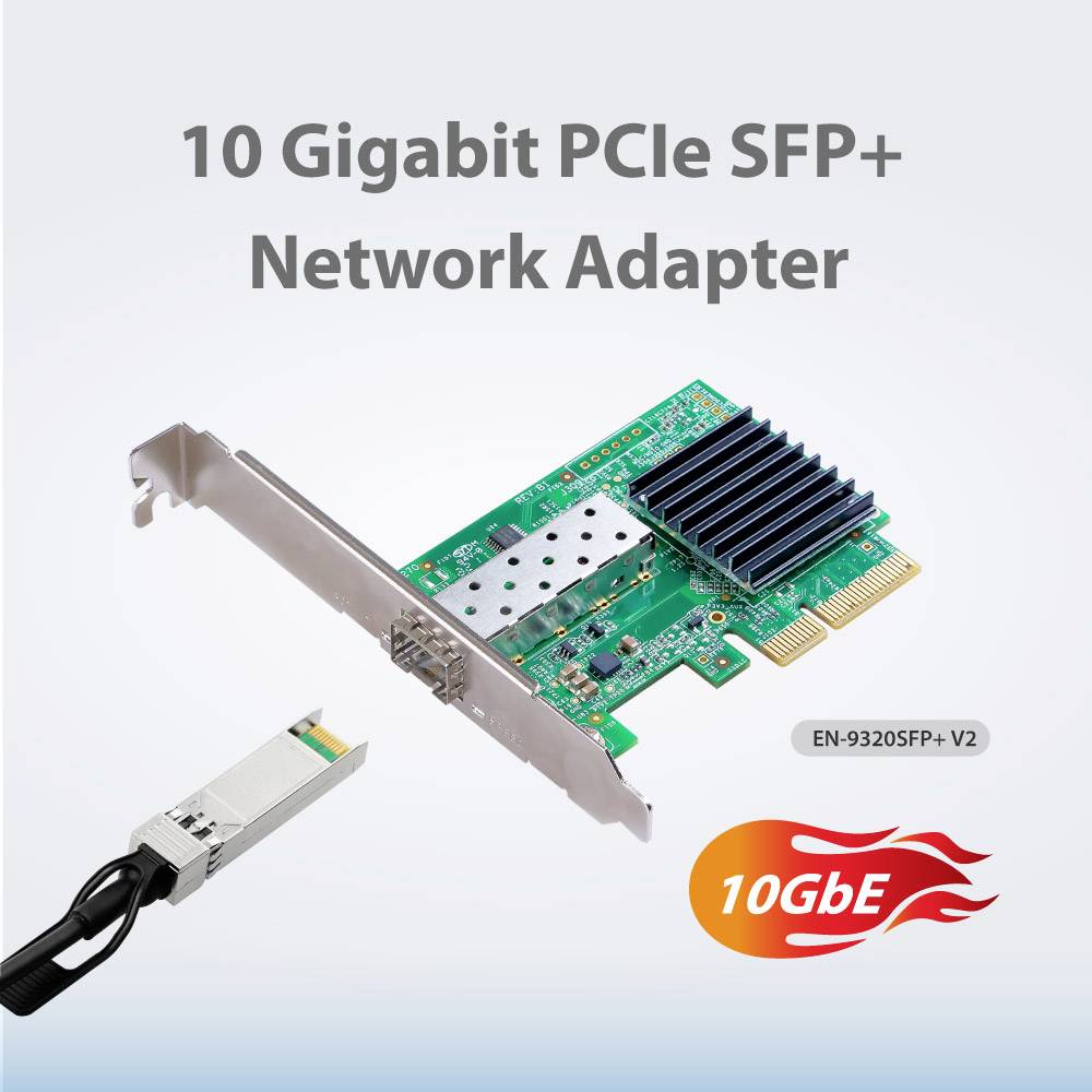 EDIMAX EN-9320SFP+ V2 1 Port PCI-Express Karte SFP+ PCIe x4