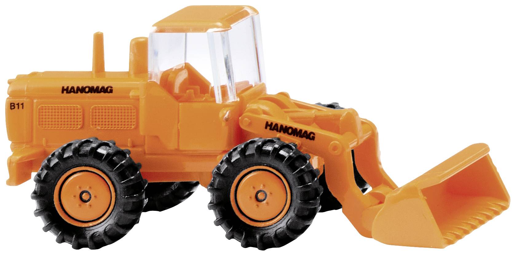 Wiking 0974 03 N Baufahrzeug Modell Hanomag Radlader orange