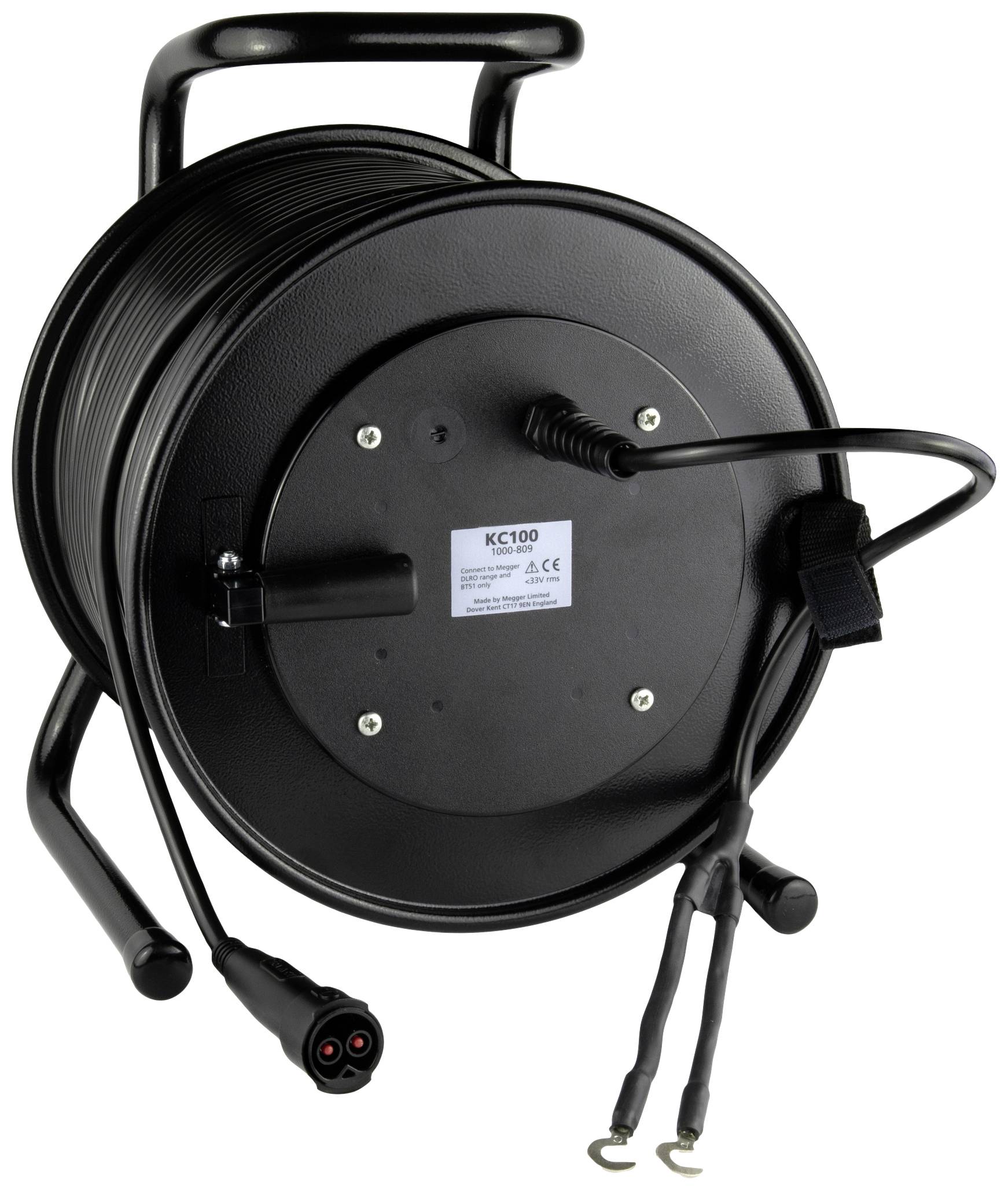 Megger 1000-809 Kabeltrommel 100 m Schwarz