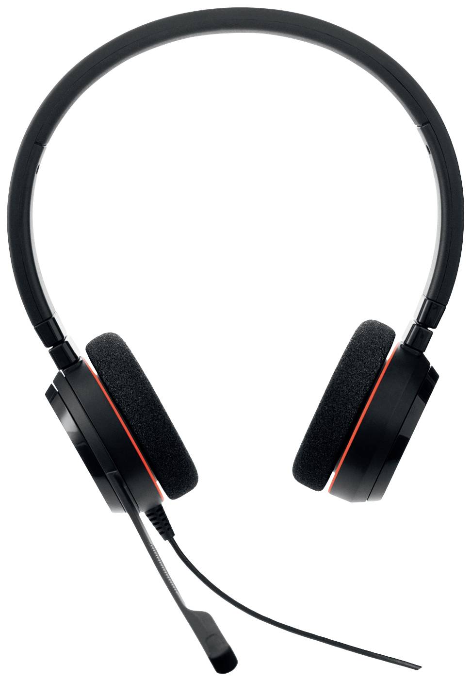 Jabra Evolve 20 On Ear Headset kabelgebunden Stereo Schwarz Mikrofon-Rauschunterdrückung Headset, Lautstärkeregelung Computer