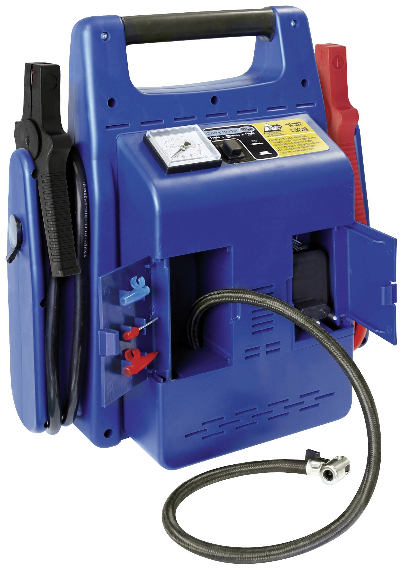 GYS Schnellstartsystem Gyspack Air 3in1 026322 Starthilfestrom (12 V)=480A Spannungswandler 230 V, Kompressor, Verpolungs-