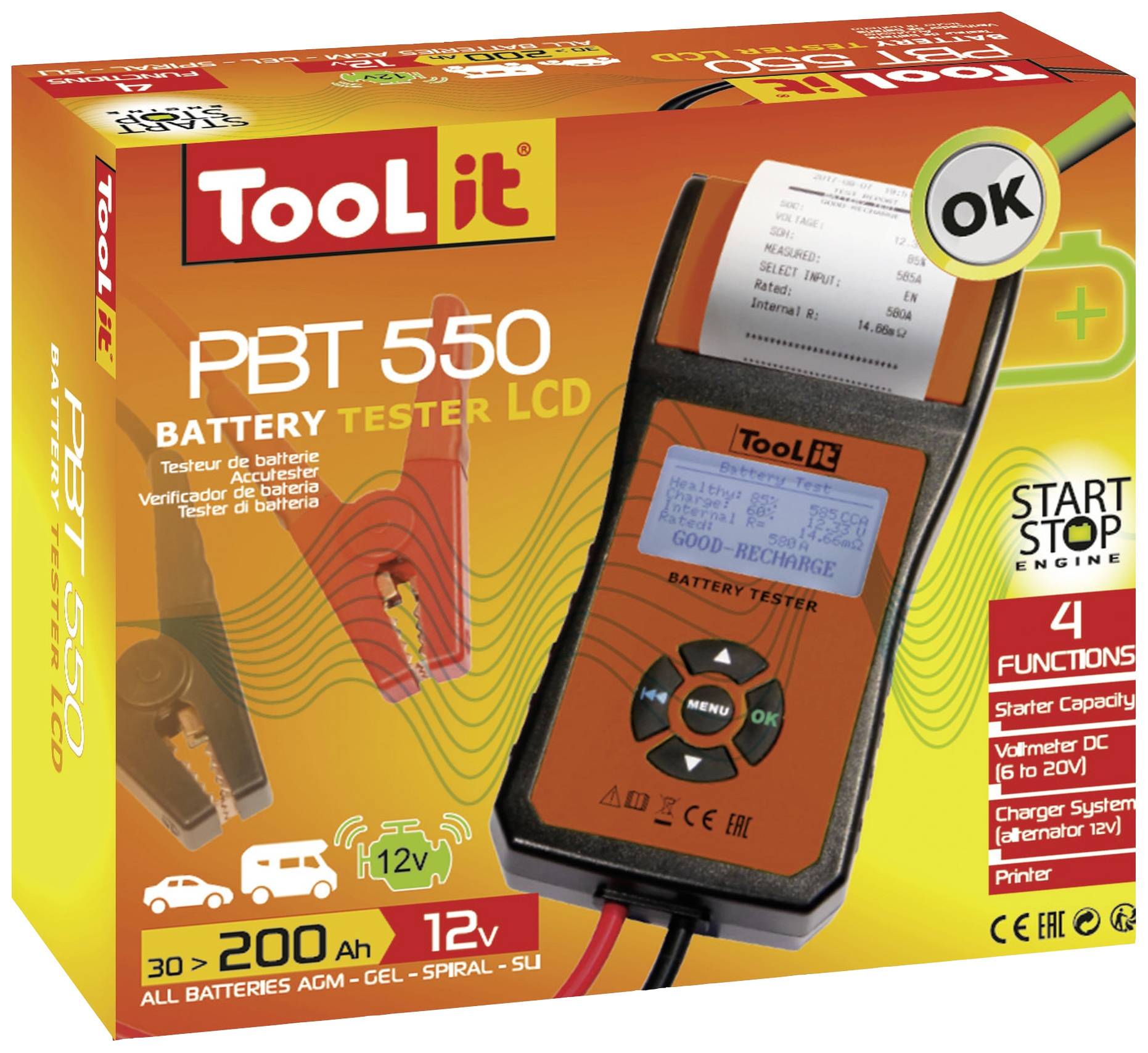 GYS PBT 550 Kfz-Batterietester 12 V