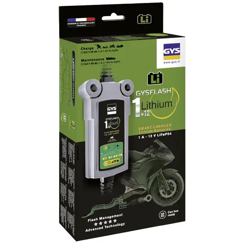 GYS Gysflash 1.12 029675 Automatikladegerät 12 V 1 A GYS Gysflash 1.12 029675 Automatikladegerät 12 V 1 A