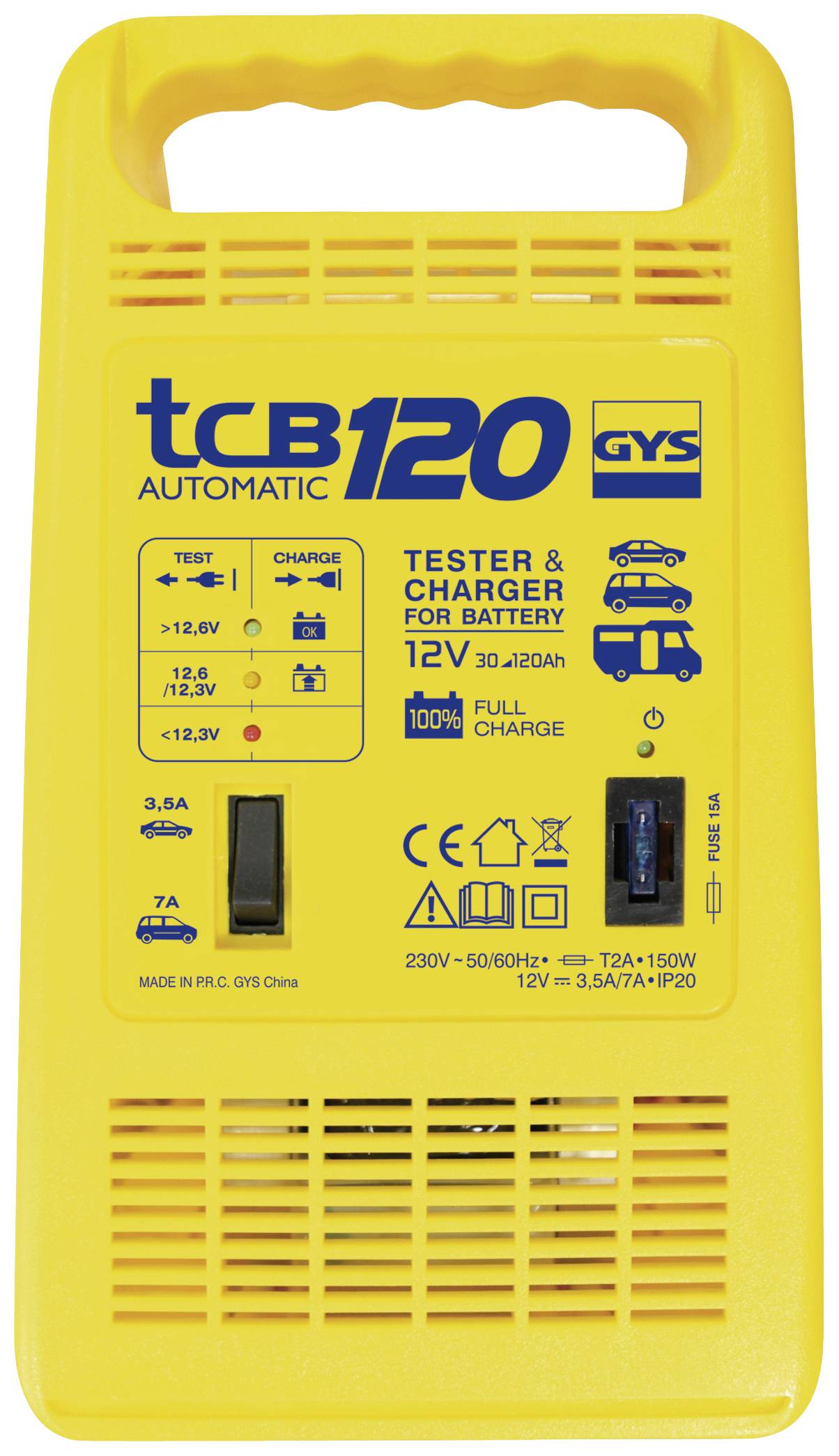 GYS TCB 120 023284 Kfz-Ladegerät 12 V 10.5 A
