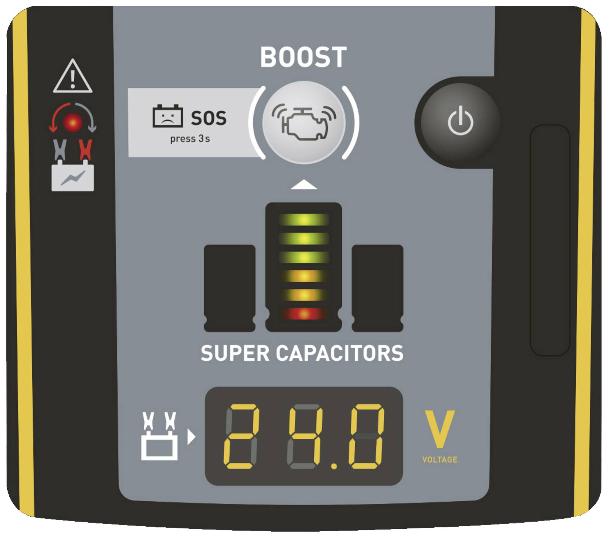 GYS Schnellstartsystem Gyscap 24V 028944 Starthilfestrom (12 V)=2500 A Kondensator-Technik (ohne Ak