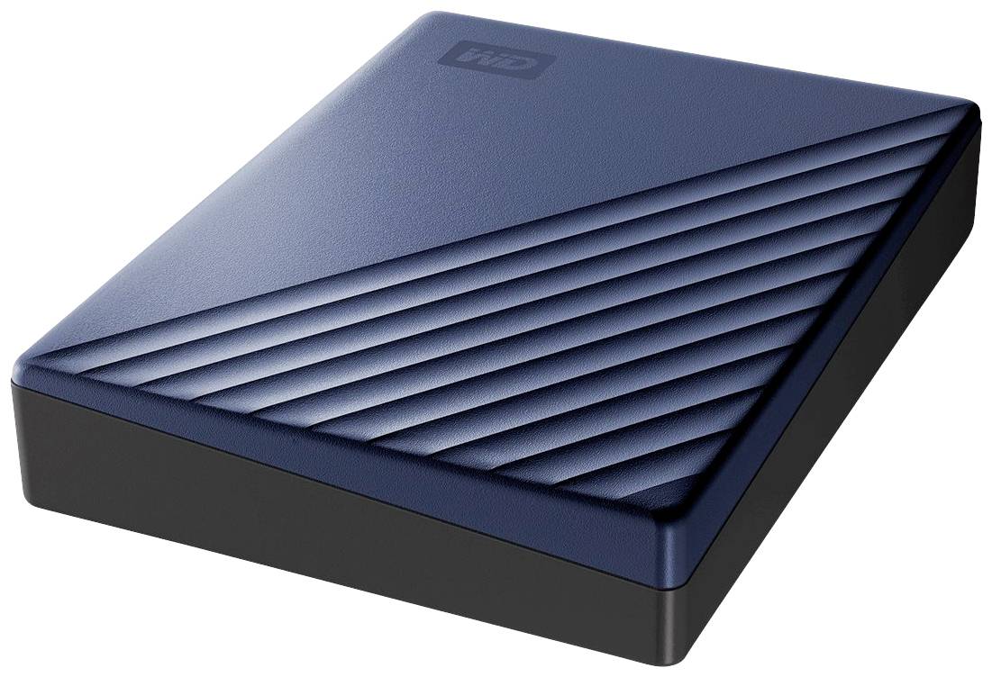 WD My Passport Ultra 5 TB Externe Festplatte 8.9 cm (3.5 Zoll) USB-A (USB 3.2 Gen 1) Blau WDBFTM0050BBL-WESN