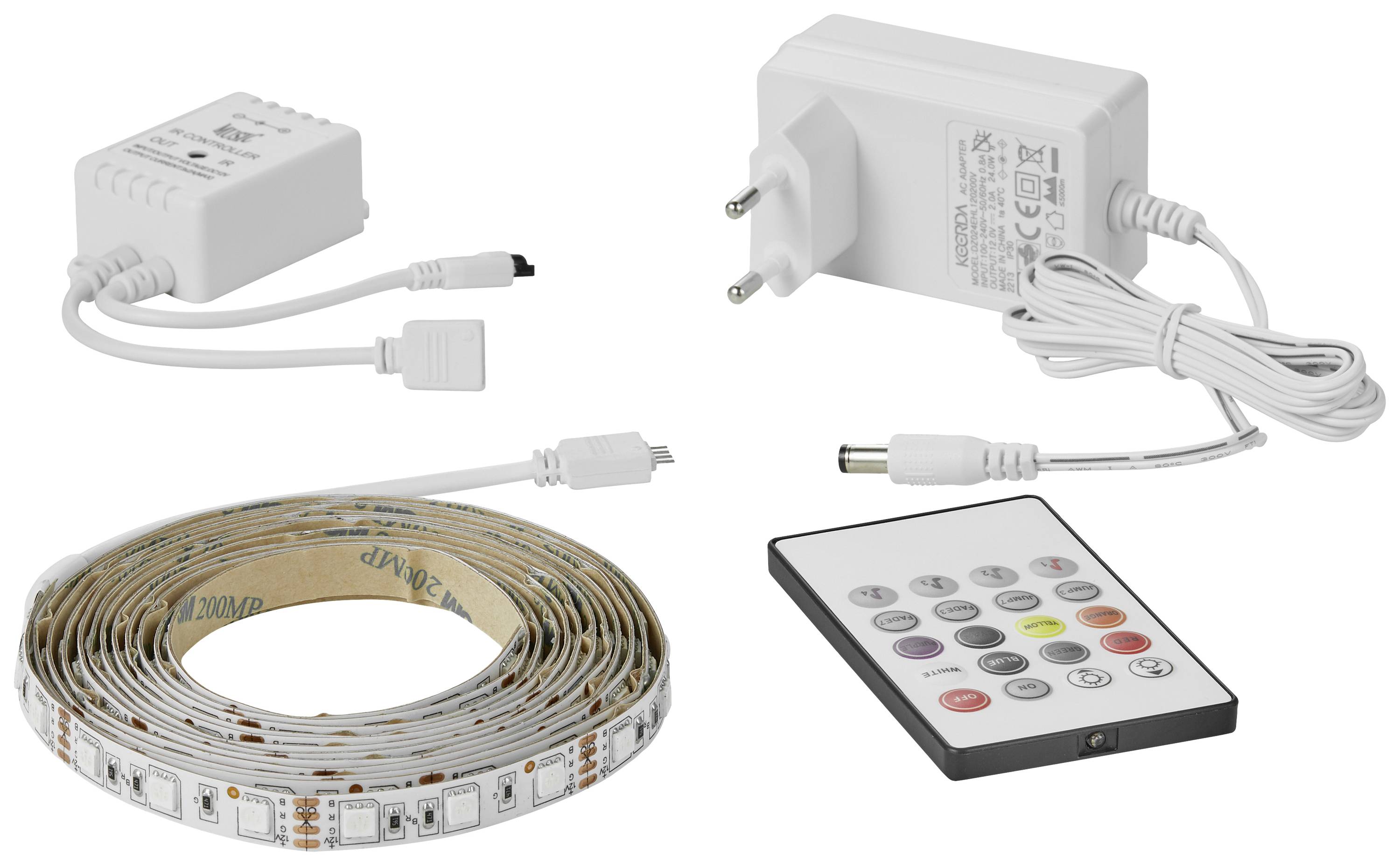 Nordlux Led Strip Music 3m 2210399901 LED-Streifen-Basisset 240V 3m RGB 1 Set