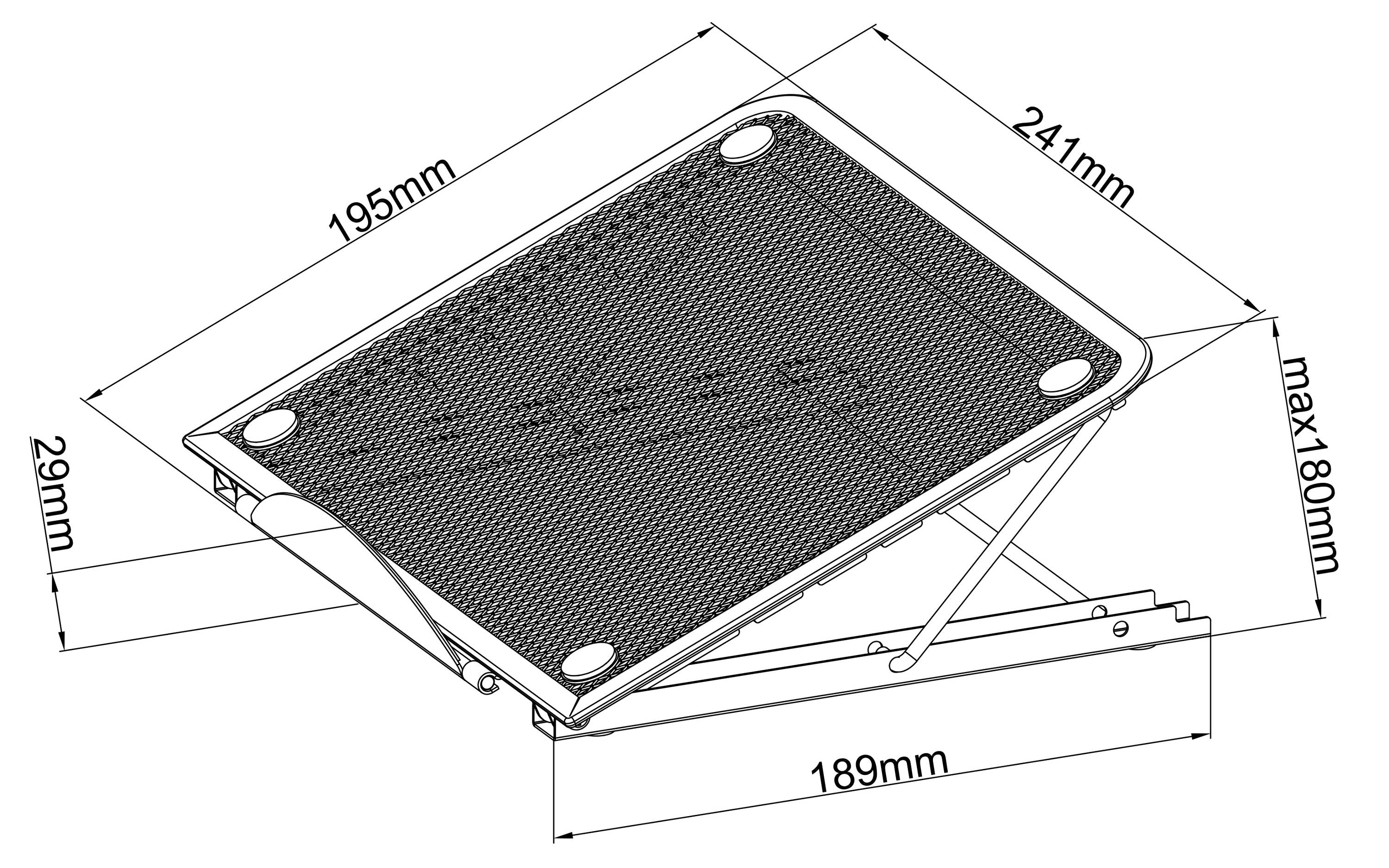 My Wall HT5L Tablet-Ständer Universal 20,3 cm (8") - 27,9 cm (11")